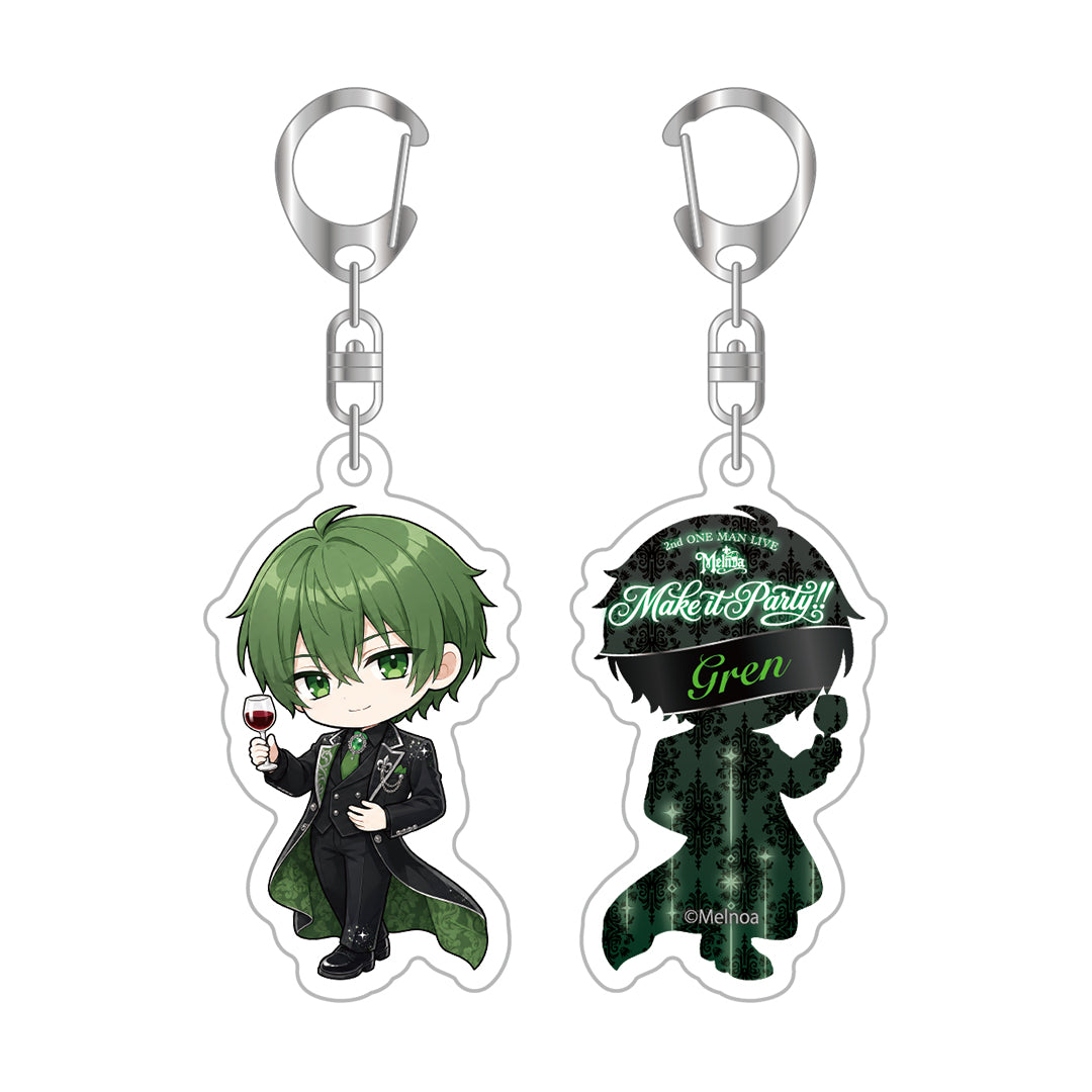 【受注生産 / 7月下旬発送】メルノア アクリルキーホルダー(2nd ONE MAN LIVE〜Make it Party!!〜 ver. / グレン)<受付期間:〜7/5>