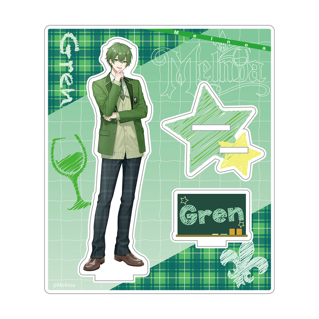 【受注生産 / 5月下旬発送】メルノア アクリルスタンド(School ver. / グレン)<受付期間:〜5/3>