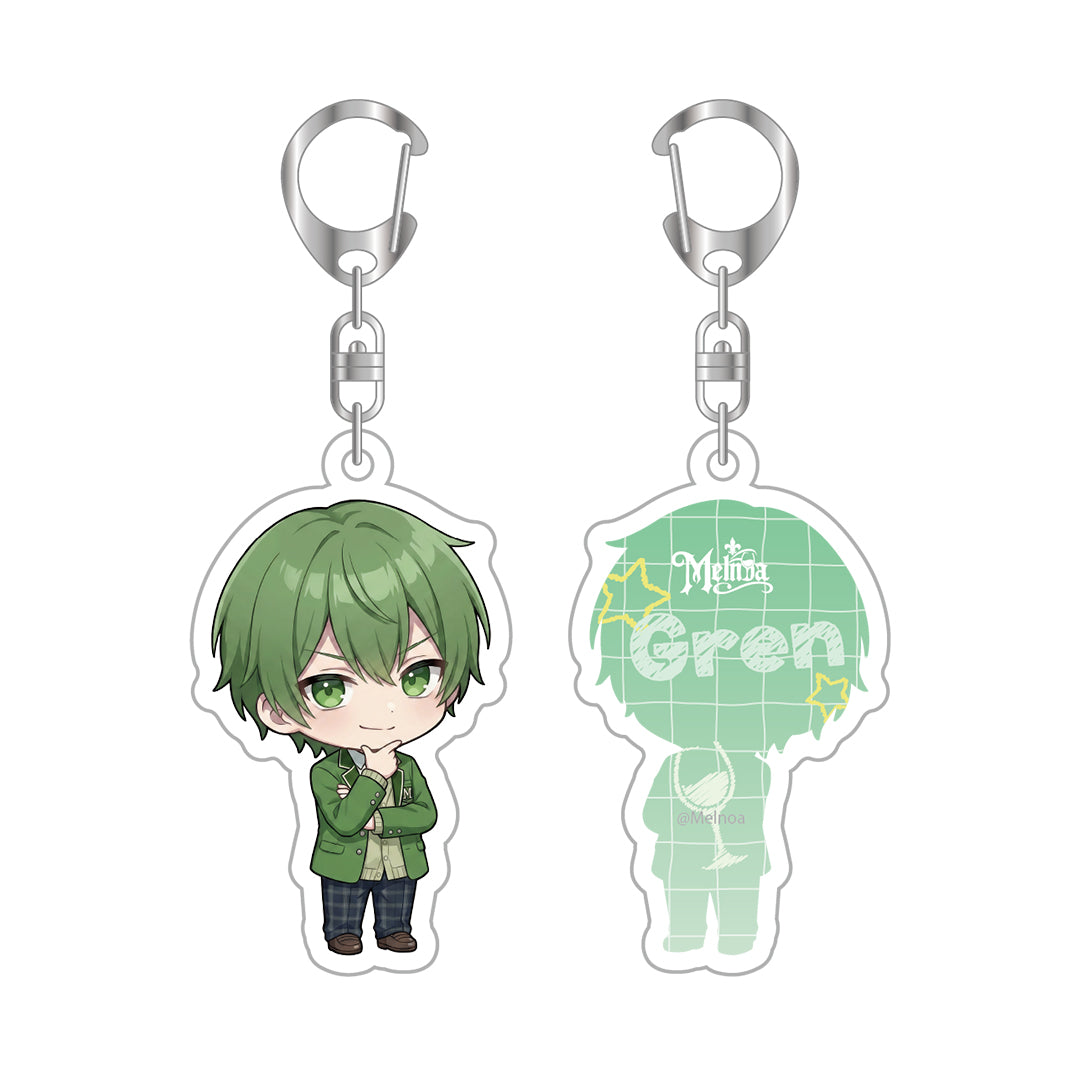 【受注生産 / 5月下旬発送】メルノア アクリルキーホルダー(School ver. / グレン)<受付期間:〜5/3>