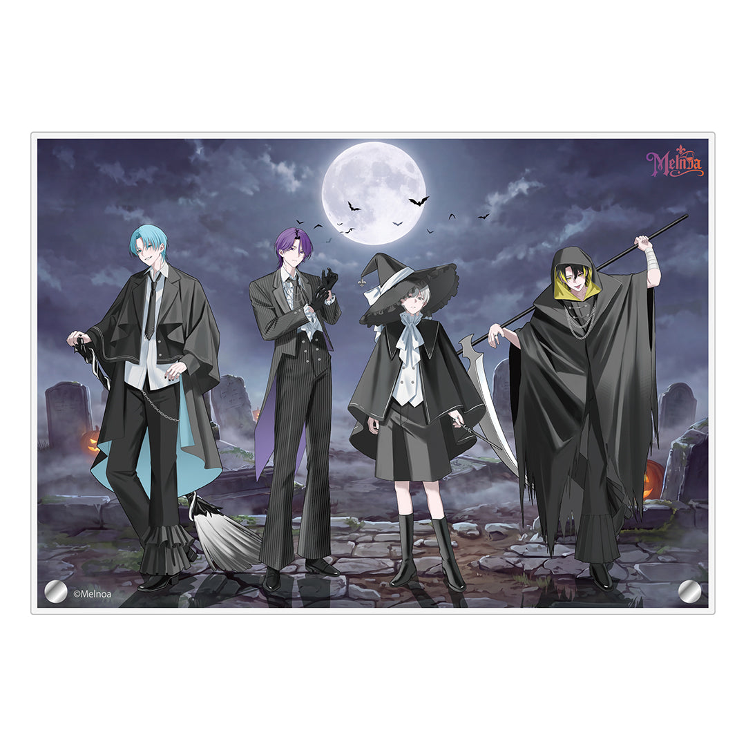 【受注生産 / 10月下旬発送】メルノア 集合ビジュアルアクリルパネル(Halloween ver.)<受付期間:〜10/4>