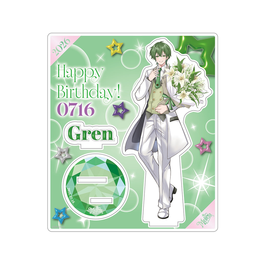 【受注生産 / 7月上旬発送】グレン BIRTHDAY GOODS 2026 アクリルスタンド ＜受付期間：〜6/14＞