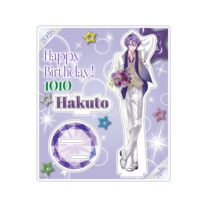 【受注生産 / 9月末発送】ハクト BIRTHDAY GOODS 2026 アクリルスタンド＜受付期間：〜9/6＞
