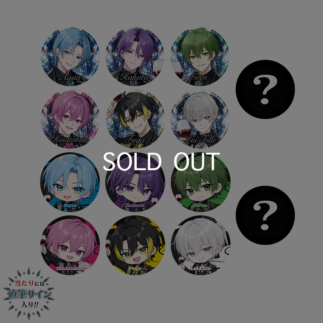 【7月下旬発送】メルノア ランダム缶バッジ（2nd ONE MAN LIVE〜Make it Party!!〜 ver.）＜受付期間：〜7/5＞