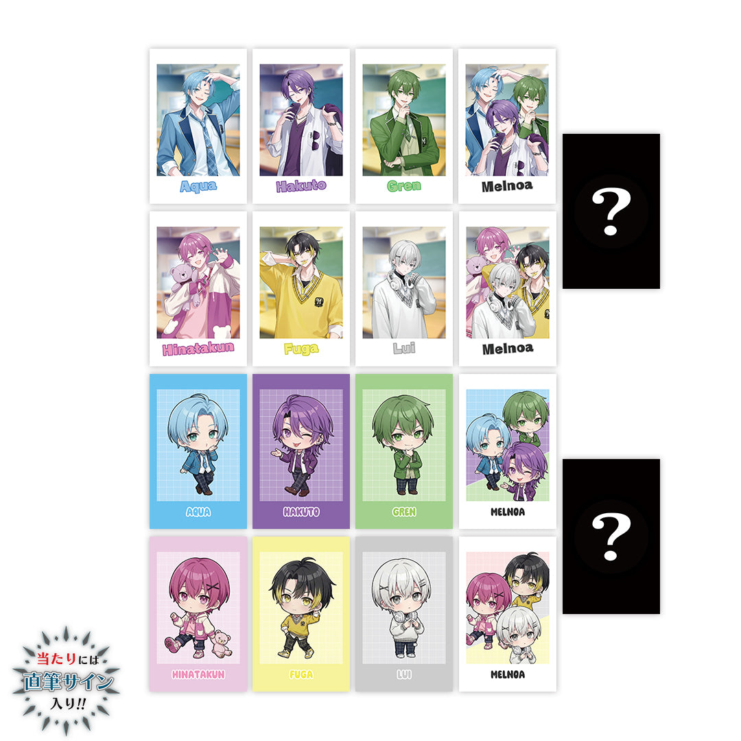 【受注生産 / 5月下旬発送】メルノア ランダムチェキ風トレーディングカード（School ver.）＜受付期間：〜5/3＞