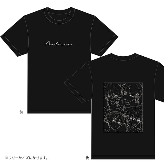 【受注生産 / 9月上旬発送】メルノア サマーTシャツ（ブラック）＜受付期間：〜8/16＞