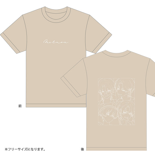 【受注生産 / 9月上旬発送】メルノア サマーTシャツ（サンドベージュ）＜受付期間：〜8/16＞
