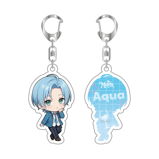 【受注生産 / 5月下旬発送】メルノア アクリルキーホルダー（School ver. / アクア）＜受付期間：〜5/3＞