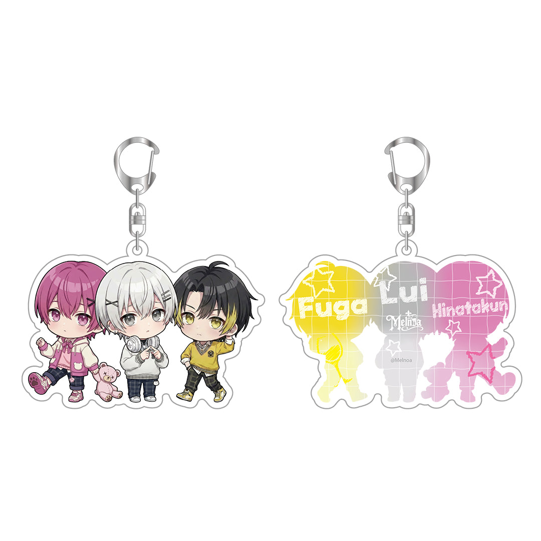 【受注生産 / 5月下旬発送】メルノア ペアアクリルキーホルダー（School ver. / 子供組）＜受付期間：〜5/3＞